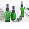 5ml 10ml15ml 20ml 30ml 50ml 100ml green perfume glass spray bottle for cosmetic with mist sprayer